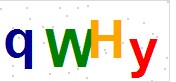 看不到验证码？点击重新换一个！
