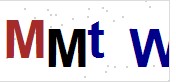 看不到验证码？点击重新换一个！