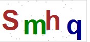 看不到验证码？点击重新换一个！