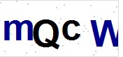 看不到验证码？点击重新换一个！