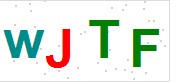 看不到验证码？点击重新换一个！
