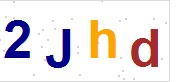 看不到验证码？点击重新换一个！