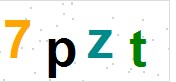 看不到验证码？点击重新换一个！
