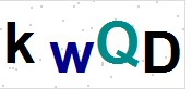 看不到验证码？点击重新换一个！