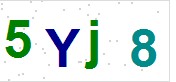 看不到验证码？点击重新换一个！