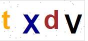 看不到验证码？点击重新换一个！