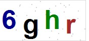 看不到验证码？点击重新换一个！