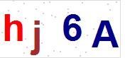 看不到验证码？点击重新换一个！