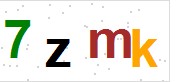 看不到验证码？点击重新换一个！